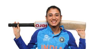 STELLENBOSCH, SOUTH AFRICA - FEBRUARY 05: Smriti Mandhana of India poses for a portrait prior to the ICC Women's T20 World Cup South Africa 2023 on February 05, 2023 in Stellenbosch, South Africa. (Photo by Jan Kruger-ICC/ICC via celebrityhub.in)